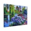 Trademark Fine Art-David Lloyd Glover 'Promise of Spring' Multi Panel Art Set Large - 2 of 3