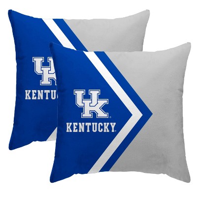 NCAA Kentucky Wildcats Side Arrow Poly Span Throw Pillow - 2pk