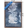 Trends International Game of Thrones - Winter Map Framed Wall Poster Prints - 3 of 4