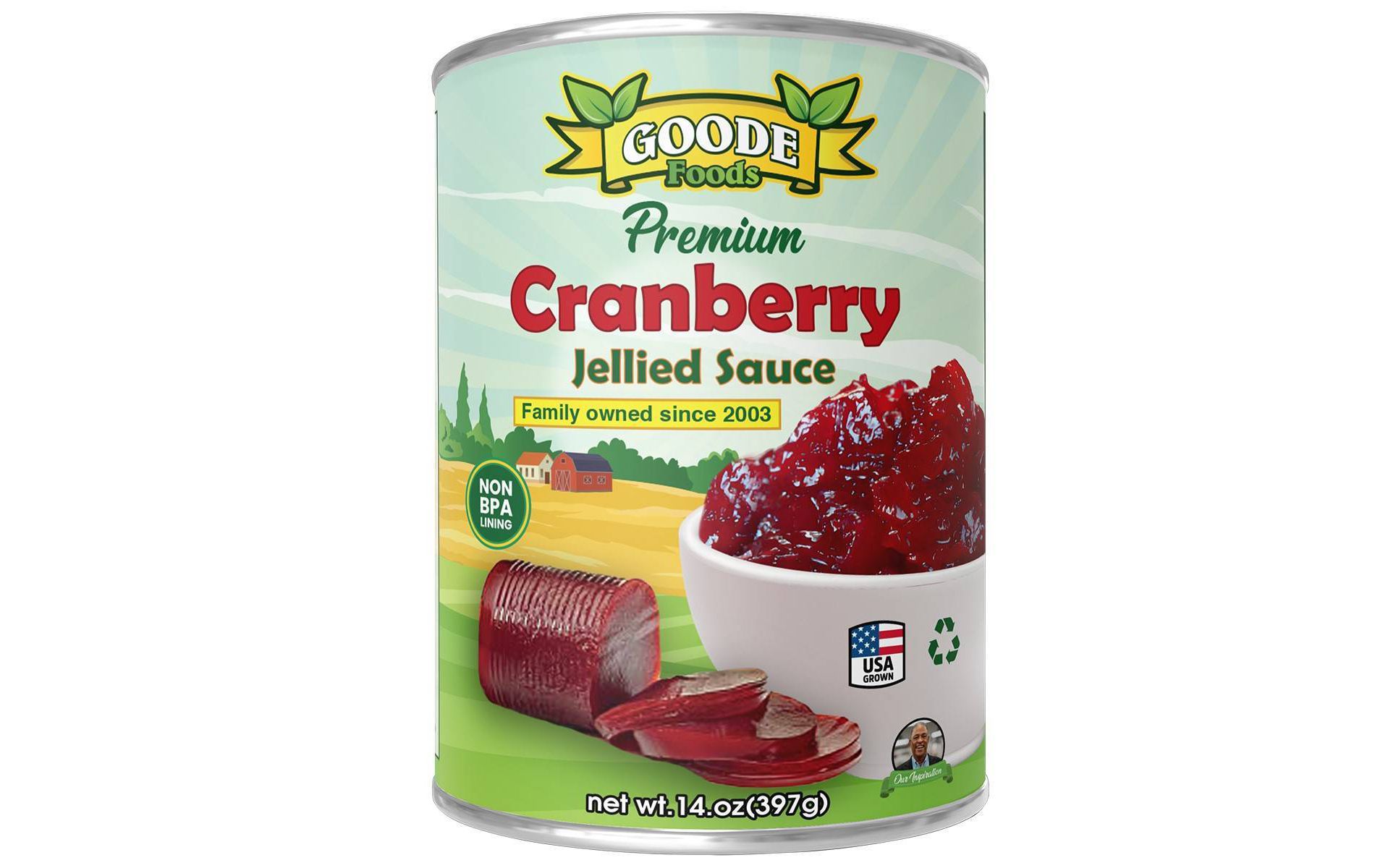 Goode Foods Cranberry Jellied Sauce - 14oz