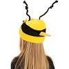 HalloweenCostumes.com    Kids Plush Bumblebee Hat, Black/White/Yellow - 4 of 4