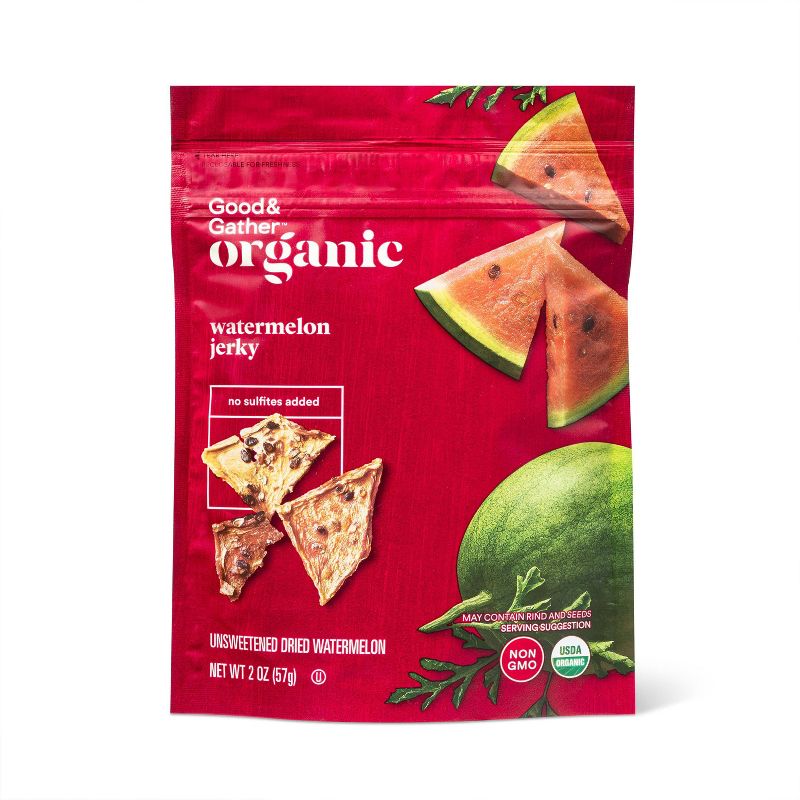 Organic Unsweetened Dried Watermelon - 2oz - Good &#38; Gather&#8482;, 1 of 9