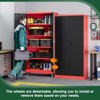 Mlezan Storage Cabinet with Locking Doors, 71" Tall 18" Deep Metal Cabinet with 5 Adjustable Shelves for Pantry, Office,  Home Kitchen Pantry Cabinets - 4 of 4