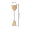 Unique Bargains Smooth Fan-shaped Facial Mask Brush 2 Pcs - 4 of 4