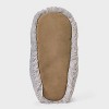 Women's Plush Faux Fur Cozy Slipper Socks with Slip Resistant Soles - Auden™ - 4 of 4