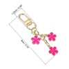 Unique Bargains Cute Flower Women Gifts Pendant Keychain with Snap Hook for Bags Decor - 2 of 4