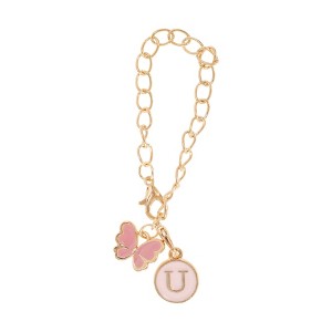 Unique Bargains Butterfly Heart Cup Chain Charm Water Cup Pendant 1 Pc - 1 of 4