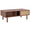 Silvanna 2 Door Coffee Table - Walnut/Natural - Safavieh - image 3 of 4