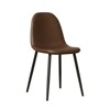 NicBex  Set of 4 Modern Dining Chairs,Upholstered Kitchen Chairs with Metal Legs for Kitchen,Living Room - 2 of 4