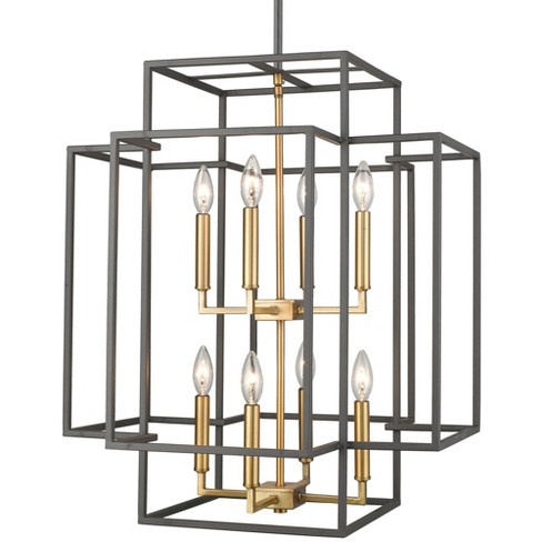 Z Lite 454 28 Titania 8 Light 22 Wide Two Tier Chandelier Target