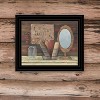 "Country Bath" by Pam Britton, Ready to Hang Framed Print, Black Frame - 3 of 4