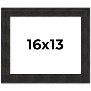 PosterPalooza | Contemporary Black Picture Frame - UV Acrylic, Backing Board, Hanging Hardware Included - 1 of 4