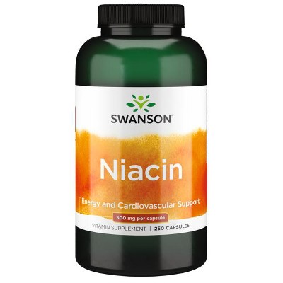 Swanson B-Vitamin Niacin Supplement, Supports Heart Health, Metabolism & Healthy Lipid Levels