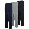 Mens Athletic Pants with pockets, Mens Sweatpants, Mens Joggers with Pockets, Pack Of 3 - 2 of 4