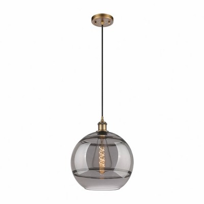 Rochester - 1 Light Cord Hung Mini Pendant In Industrial Style-13.38 Inches Tall and 12 Inches Wide