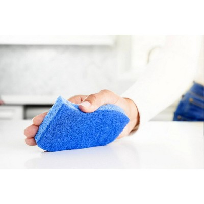 Scotch-Brite Non-Scratch Scrub Sponge - 4pk: Cellulose Material, Multi-Surface Cleaning