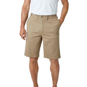 KingSize Men's Big & Tall 10" Flex Full-Elastic Waist Chino Shorts - 1 of 4