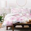 Deny Designs Melly Terpening Cherry Blossom In White Twin/Twin XL Duvet and Sham Set (2-3pc Set) - 3 of 4
