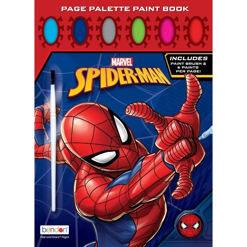 Spider-man Page Palette Activity Book : Target