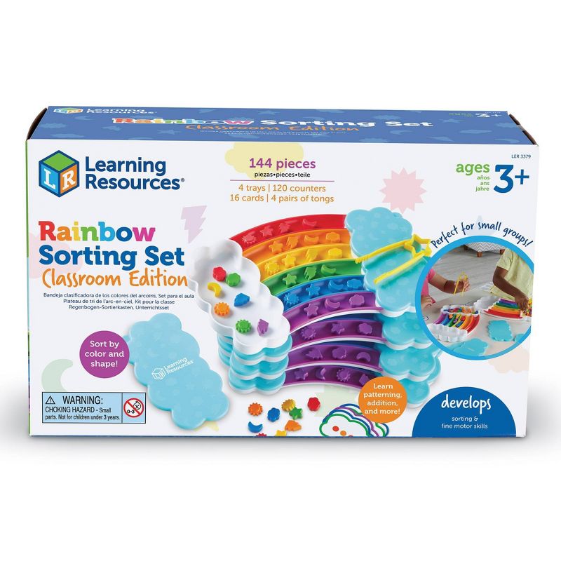 Learning Resources Rainbow Sorting Trays Classroom Edition, 5 of 9