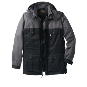 Boulder Creek by KingSize Men's Big & Tall Lightweight Expedition Parka - 1 of 4