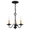 Livex Lighting Heritage 3 - Light Chandelier in  Black - 3 of 4