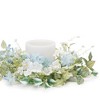 Melrose Mini Blossom Floral Candle Ring 18"D - 2 of 2