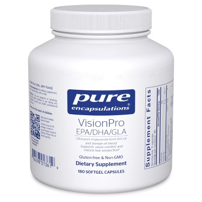 Pure Encapsulations VisionPro EPA/DHA/GLA - Supports Natural Tear Production and Retention of Eye Moisture*