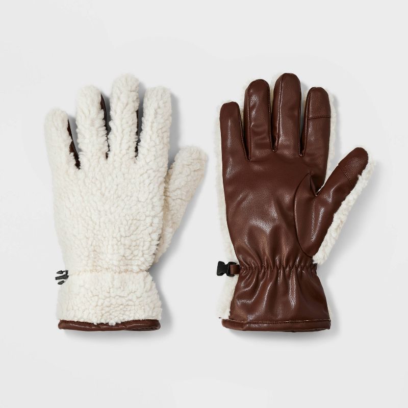 Men's Faux Shearling Gloves - Goodfellow & Co™, 1 of 4