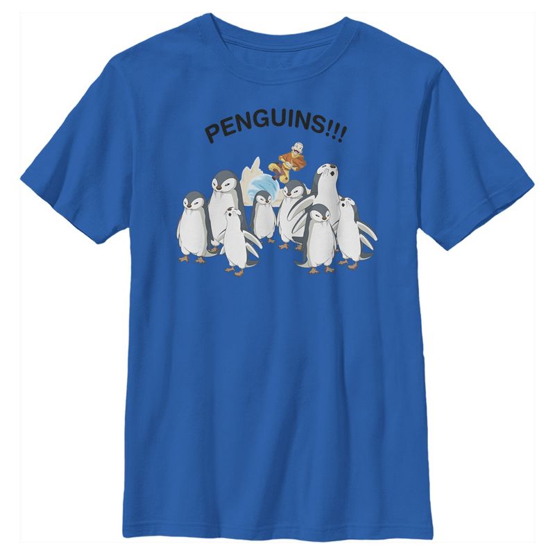 Boy's Avatar: The Last Airbender Aang and Penguins T-Shirt, 1 of 6