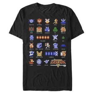 Men's Nintendo Pixelated Legend of Zelda Enemies T-Shirt - 1 of 4