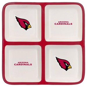 NFL Arizona Cardinals 4-Section Square Tray - 1 of 2