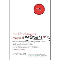 The Life-Changing Magic of Not Giving a F*ck - (No F*cks Given Guide) by  Sarah Knight (Hardcover)