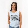 Simply Sage Market Women's Baseball Is My Favorite Season Garment Dyed Heavy Weight Tank - 2 of 2
