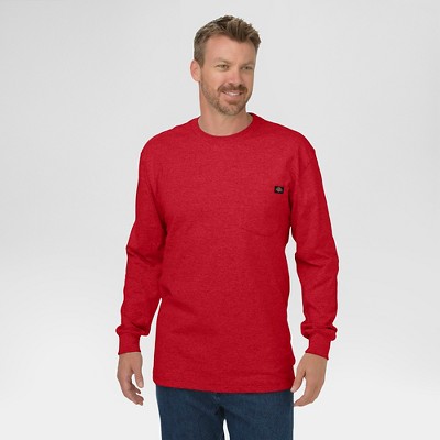 red long sleeve shirt for men