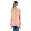 24seven Comfort Apparel Draped Open Front Cardigan Vest - 2 of 3