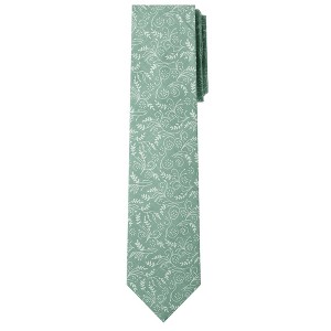Jacob Alexander Men’s Floral Cotton Necktie - 1 of 4