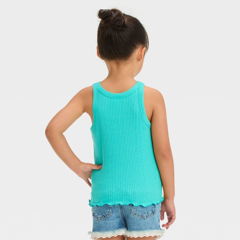 Toddler Girls' Lace Cut-Off Jean Shorts - Cat & Jack™, 5 of 8