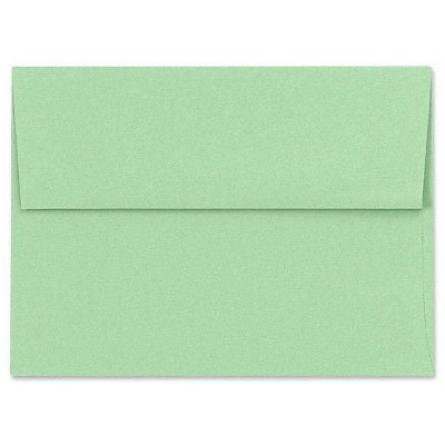 LUX A6 Invitation Envelopes 4 3/4 x 6 1/2 50/Box Pastel Green SH4275-04-50