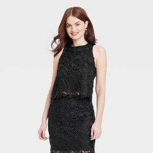 Women's Lace Shirt - A New Day™ - 1 of 3