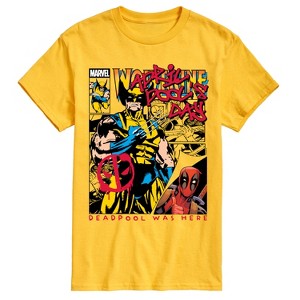 Men's - Marvel - Deadpool Wolverine April Pools Day Comic Short Sleeve Graphic T-Shirt - 1 of 4