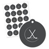 Big Dot of Happiness Shoots and Scores - Hockey - Baby Shower or Birthday Party Favor Gift Tags (Set of 20) - 2 of 4