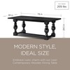 Maven Lane Leon Traditional Wooden Dining Table in Antiqued Finish - 2 of 4