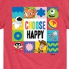 Boys' - Disney - Choose Happy Grid Short Sleeve Graphic T-Shirt - 2 of 4