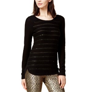 maison Jules Womens Sequined Knit Sweater - 1 of 1
