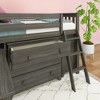 Max & Lily Twin-Size Low Loft with Pull-Out Desk and 3-Drawer Dressers - 4 of 4