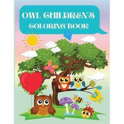 Owl Children's Coloring Book - by  Philippa Wilrose (Paperback)