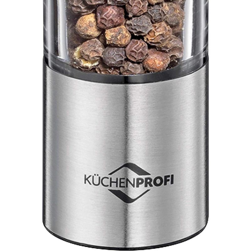 Kuchenprofi Pepper Push Mill Grinder, Stainless & Acrylic, 3 of 6