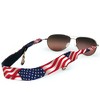 Croakies XL Croakies Eyewear Retainer, USA Flag|Made in USA|Made of durable woven Climbing rope - 2 of 3
