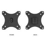 Mount-It! Replacement Monitor VESA Plate | 33 Lbs. Weight Capacity | Fits VESA patterns of 75 x 75 mm or 100 x 100 mm | Black